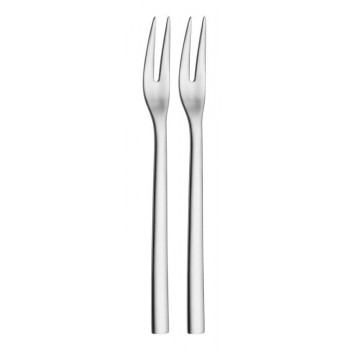 WMF Nuova conjunto de garfos de servir 2, aço inoxidável Cromargan 18/10, polido, 18,5 cm, apto para máquina de lavar loiça 1291496042