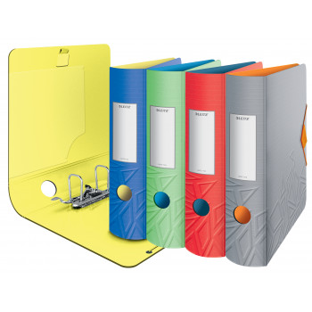LEITZ Active Urban Chic dossiê de arquivo A4 82 mm vermelho-claro espuma de poliuretano aspeto duplo lombada redonda (1116-00-20)