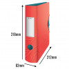LEITZ Active Urban Chic dossiê de arquivo A4 82 mm vermelho-claro espuma de poliuretano aspeto duplo lombada redonda (1116-00-20)