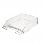 LEITZ Bandeja de correspondência Transparent Plus, DIN A4, poliestireno cristalino, alto brilho, empilhável vertical ou desencontrada 5226-00-02