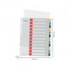 Leitz Cosy A4 conjunto de separadores impressos, 1-12, PP, multicolor 12480000