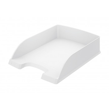LEITZ Plus bandeja de correspondência standard A4 branco, poliestireno, empilhável, pack de 5 (5227-00-01)