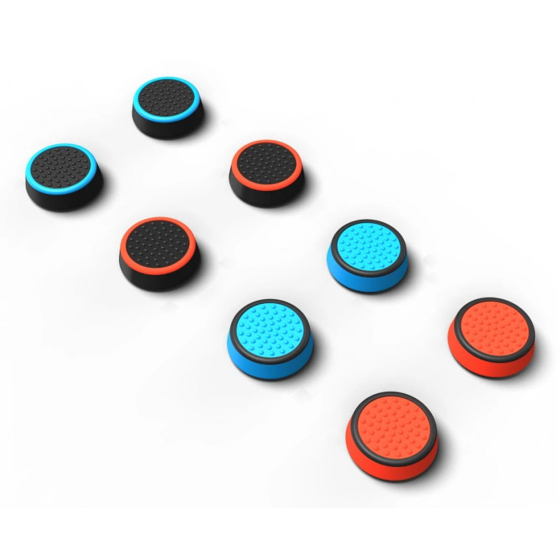 Conjunto de capas para sticks uRage Control Stick Caps Colors 8in1 para Nintendo Switch 2, multicolor (00115537)