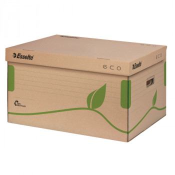 Caixa de arquivo ECO Esselte 623918, cartão castanho-natural, 439x345x242 mm