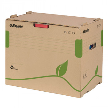 Caixa de arquivo ECO Esselte para dossiês, cartão reciclado castanho, 1 unid. (623920)