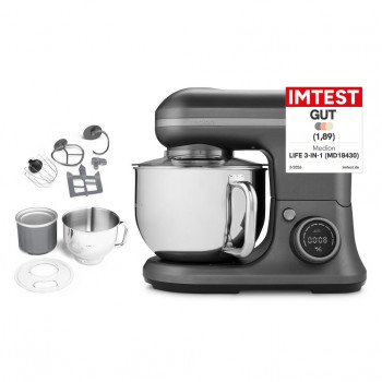 Robot de cozinha digital 3 em 1 Medion LIFE MD18430g (50076310)