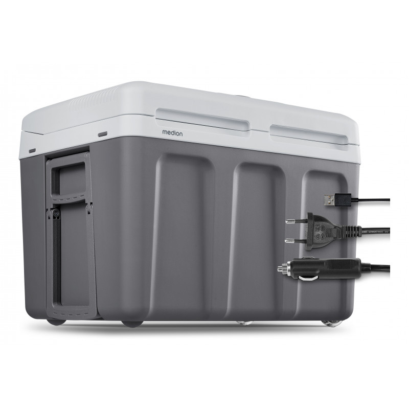 Arca frigorífica termoelétrica MEDION MD13102 TC45 40L cinzento - arrefece e aquece, 12V/220-240V/5V USB 50078386