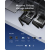 ICY BOX IB-3710-C31 Caixa JBOD USB 3.2 Gen 2 de 10 baías para HDD/SSD SATA de 2,5