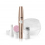 Braun FaceSpa Pro 921 Depiladora facial 3 em 1, escova de limpeza e aparelho de tonificação, bronze-branco