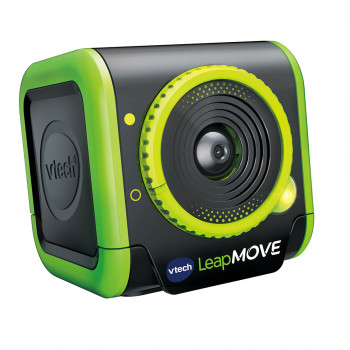 VTech LeapMOVE Monitor de fitness para crianças com jogos e desafios, LCD a cores, resistente a salpicos, recarregável, azul/verde 80-618704