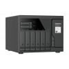 QNAP TVS-H877AX-R5-16G NAS QuTS hero de 8 baías, AMD Ryzen V1500B, 16GB RAM, 2x2.5GbE, montagem em rack 2U