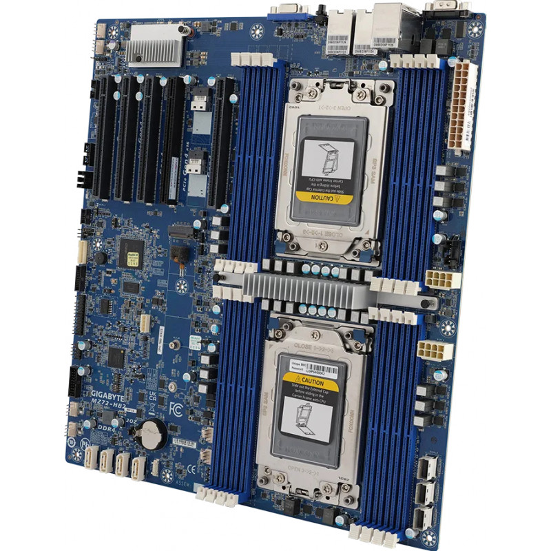 GIGABYTE MZ72-HB2 (Rev. 3) Placa-mãe de servidor AMD EPYC E-ATX 9MZ72HB2NR-00-3