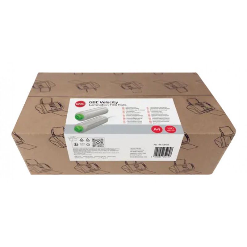 Películas de plastificação brilhantes GBC A4 100 mícron (pack de 100) 4410078
