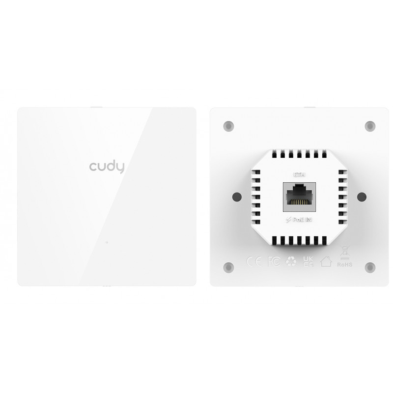 Ponto de acesso de parede Cudy AC1200 Dual-Band AP1300E WALL