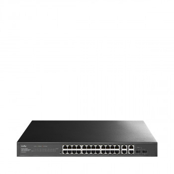 Switch Gigabit Ethernet Cudy GS1028ES2 de 26 portas com 2 SFP combo