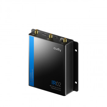 Router industrial Cudy IR02 4G LTE Cat 4, Dual SIM, 2x Ethernet, montagem em calha DIN, EU IR02_EU