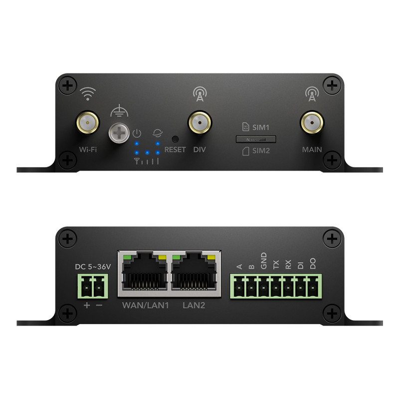 Router industrial Cudy IR02 4G LTE Cat 4, Dual SIM, 2x Ethernet, montagem em calha DIN, EU IR02_EU