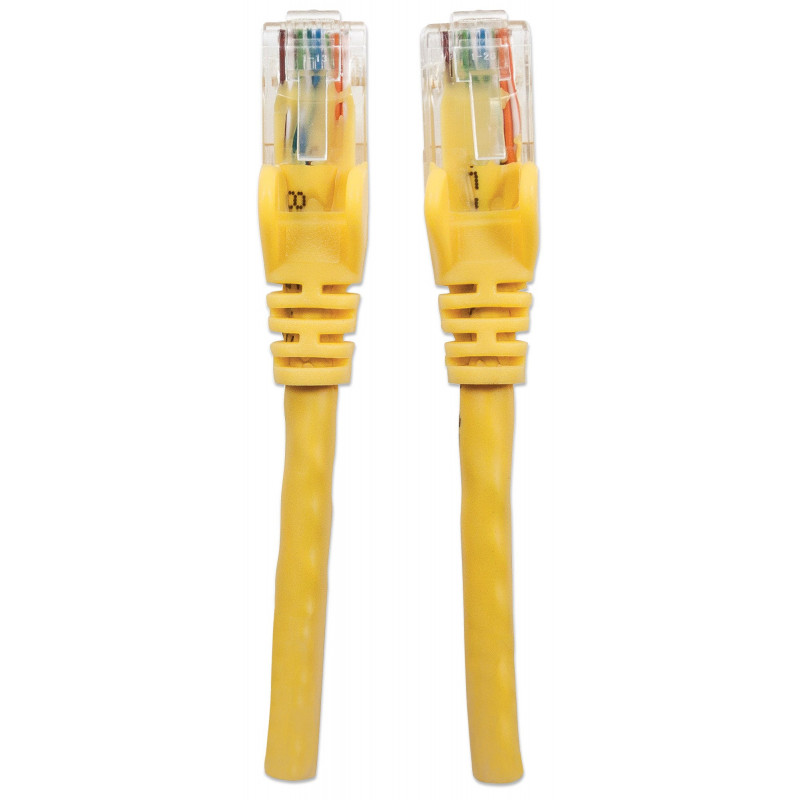 Cabo de rede Cat6 UTP Intellinet, 2 x RJ-45, moldado, 7,5 m, amarelo (342391)