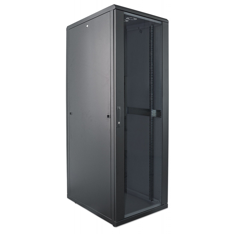 Intellinet Armário de parede 22U 19 polegadas preto RAL 9005, 600x600x1080 mm 713603