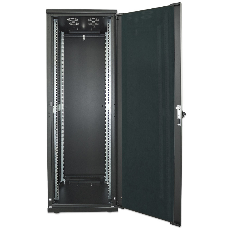 Intellinet Armário de parede 22U 19 polegadas preto RAL 9005, 600x600x1080 mm 713603