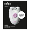 Braun Silk-épil 1 SE1-000 Depiladora (branco/rosa) 7500435224949
