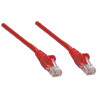 Intellinet Cabo de rede Cat6 UTP, RJ45, moldado, 1,5 m, vermelho 342155