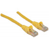 Intellinet Cabo de rede Cat6 UTP, 2 x RJ45, bainha anti-dobra moldada, 15,0 m, amarelo (342407)