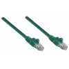 Intellinet Cabo de rede Cat6 UTP, 2 x RJ-45, moldado, 15,0 m, verde (342537)