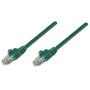 Cabo de rede Cat6 UTP Intellinet, 2 x RJ-45, moldado, 5,0 m, verde (343718)