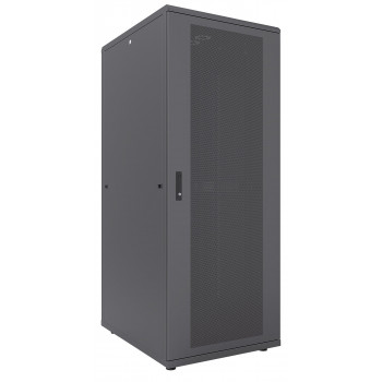Armário de rede Intellinet 42U 19 polegadas, Preto RAL 9005, 600x1000mm, porta de vidro com fechadura 713733