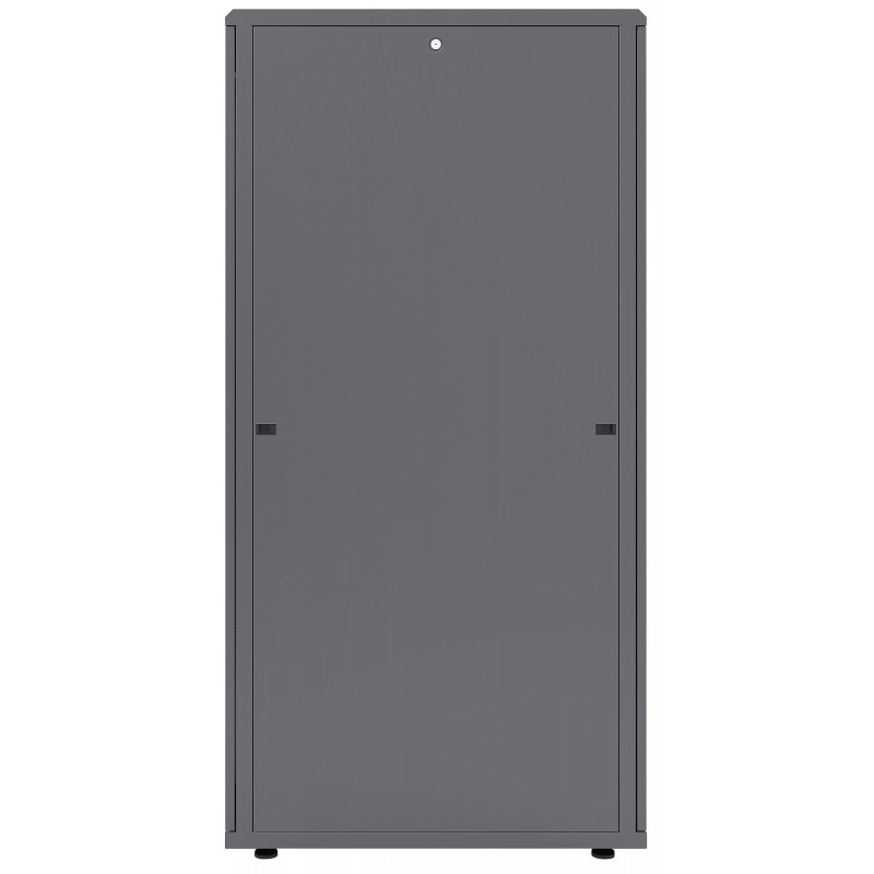 Armário de rede Intellinet 42U 19 polegadas, Preto RAL 9005, 600x1000mm, porta de vidro com fechadura 713733