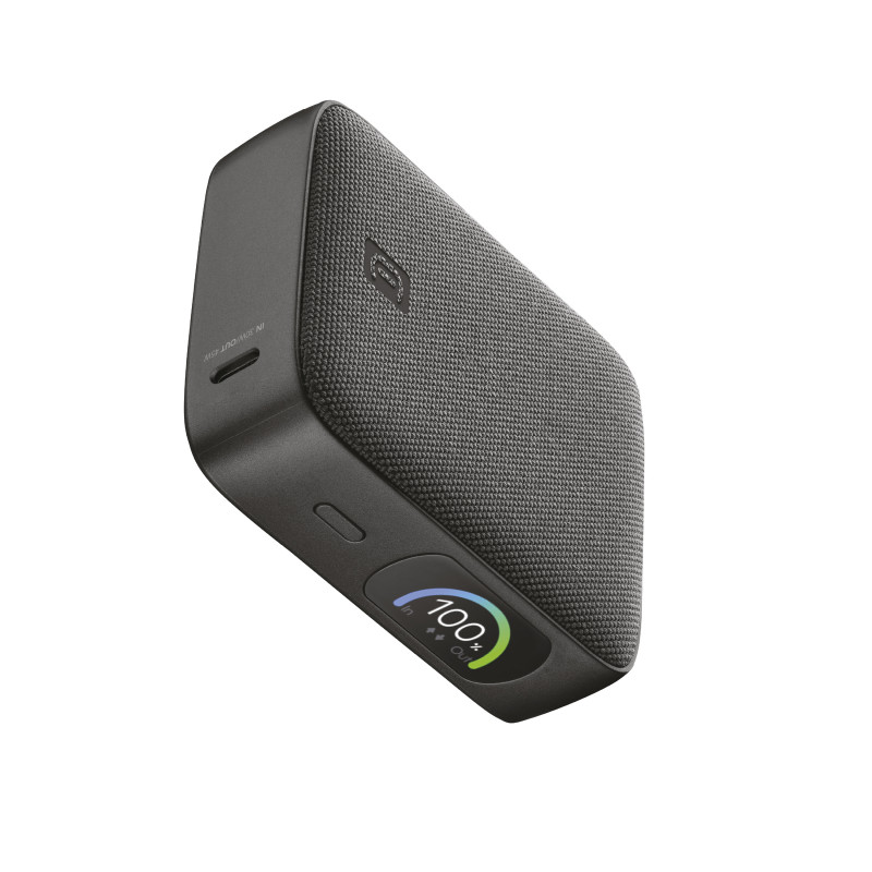 Cellularline Powerview IQ Powerbank 10000 mAh, 45 W, USB-C / USB-A, ecrã IQ 61435