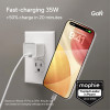 mophie adaptador de parede USB-C 35W GaN branco (409917045)