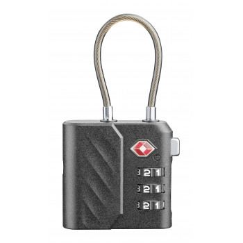 Cellularline TRACY LOCK Cadeado inteligente com rastreador Bluetooth via Apple Find My, preto 61302
