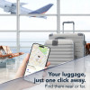 Cellularline TRACY LOCK Cadeado inteligente com rastreador Bluetooth via Apple Find My, preto 61302