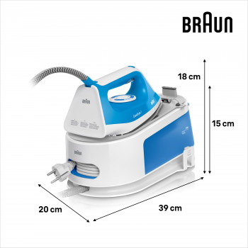 Braun CareStyle 1 IS1012BL Ferro de engomar a vapor com caldeira Azul