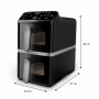 Philips Ovi Stacked Dual Basket 4000 fritadeira de ar quente 9L 2700W preta e prateada NA461/00