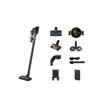 Aspirador vertical sem fios Samsung Jet 85S Wet&Clean com Spray Spinning Sweeper, verde VS70H25XHT/WD