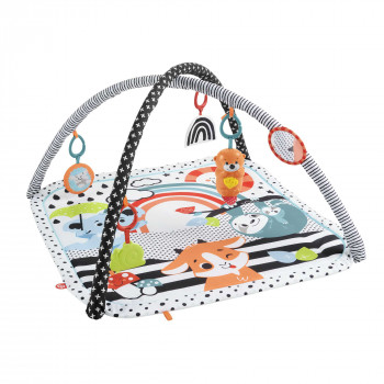 Ginásio de atividades para bebé Mattel com arco de brincar, luzes e música, tapete/arco (HBP41)