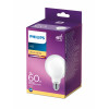 Lâmpada esférica LED Philips Classic 60W G93 E27 branco quente mate não regulável