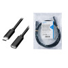 LogiLink CU0211 cabo de extensão USB-C 100W 2m preto