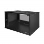 LogiLink caixa de parede 19 polegadas ECO 6U preta (W06C55B)