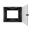 LogiLink caixa de parede 19 polegadas ECO 6U preta (W06C55B)