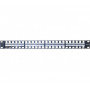 Dexlan suporte modular Keystone de 48 portas, 19 polegadas 2U, preto RAL 9005 258152