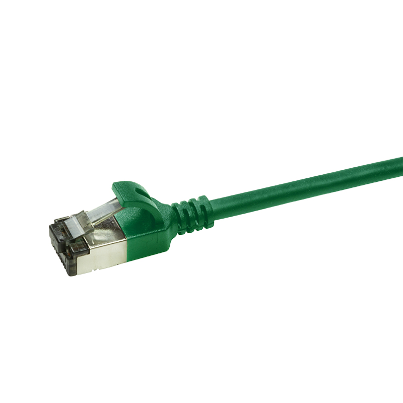 Cabo de patch LogiLink SlimLine Cat 6a STP RJ-45 5m verde RAL 6029 CQ9075S