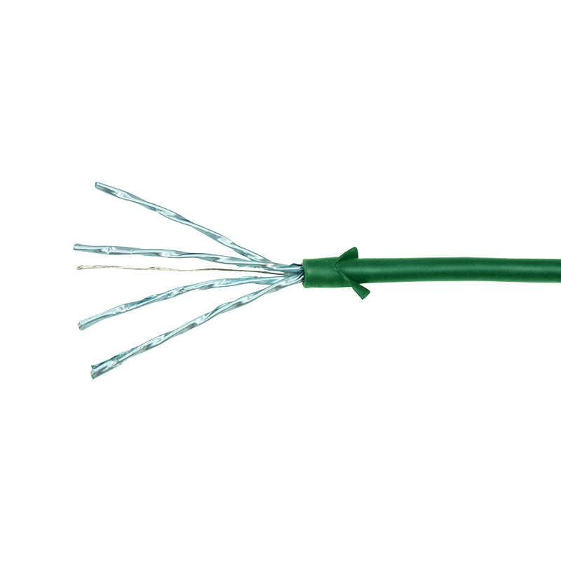 Cabo de patch LogiLink SlimLine Cat 6a STP RJ-45 5m verde RAL 6029 CQ9075S