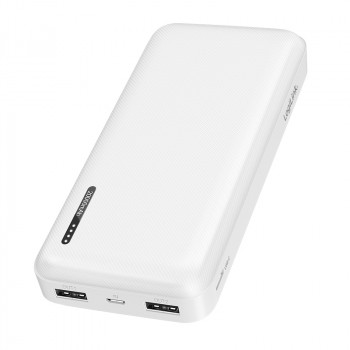 LogiLink PA0323W power bank 20000 mAh branco - 2x USB-A, 1x USB-C, 20W PD