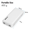 LogiLink PA0323W power bank 20000 mAh branco - 2x USB-A, 1x USB-C, 20W PD