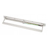 LogiLink painel de patch panel Keystone 19 polegadas, 24 portas, blindado, cinzento claro (RAL7035), 1U, para até 24 módulos Keystone, 1 unid. (NK4073)