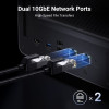 Ugreen NASync DXP6800 Pro sistema NAS 6 baías, Intel Core i5-1235U, 8GB DDR5, 2x10GbE + 2x2.5GbE, 2xM.2 NVMe, 2xUSB3.2 Gen2, HDMI, PCIe 4.0 25899